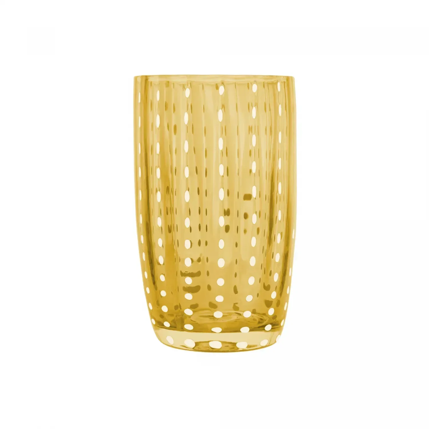Cj 2 Copos Altos de Vidro Orquidea Ambar 500ml