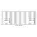 Ver imagem 5 de Cabeceira Ripado para Cama de Casal/queen Maracá Nature com 2 Mesa de Cabeceira Jatobá com Led Offwh