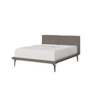 Ver imagem 3 de Base Box Cama Japonesa Toquio King com Cabeceira Almofada Linho Marrom - Cor: Marrom