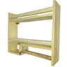 Prateleira Porta Temperos de Madeira, Condimentos Papel - 3