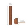 Painel Ripado Eva Laminado Autocolante 10cm Urban Bronze Metro - 5