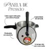 Panela de Pressão Capacidade 4,5 Litros com Selo Inmetro - 2
