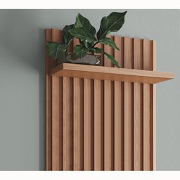 Prateleira para Painel de Tv 90cm com 3,8cm de Espessura 100% Mdf Tb222 Dalla Costa-freijó - 1