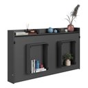 Ver imagem 4 de Cama de Solteiro Articulada para Colchão 188x78cm Multimóveis Cr40129 Grafite