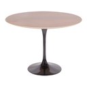 Ver imagem 1 de Mesa Saarinen Redonda Imbuia 150cm - Base Preta