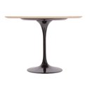 Ver imagem 2 de Mesa Saarinen Redonda Imbuia 150cm - Base Preta