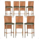 Ver imagem 1 de 7 Banqueta em Alumínio Roma Fendi Corda Náutica Tecido 13