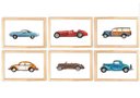 Ver imagem 1 de Kit Quadro Carros Antigos Transporte Infantil Decorativo Quarto Criança Bebê Menino Enxoval