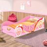 Cama Carruagem Princesa Solteiro Rosa J&A - 1