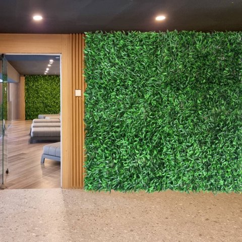 20 Painéis Artificiais de Samambaia Realista para Jardim Vertical Parede Verde Folhagem de Classe