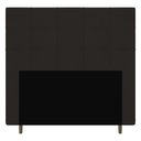 Ver imagem 1 de Cabeceira Cama Box Solteiro Leiria 90cm Suede Marrom - Desk Design