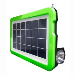Luminária Lanterna Painel Solar Rádio Luz Emergência Acampar - 4