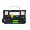 Ver imagem 2 de Luminária Lanterna Painel Solar Rádio Luz Emergência Acampar