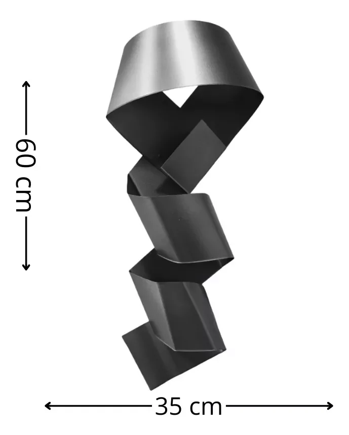 Ver imagem 3 de Decoração de Parede Escultura de Metal Exclusivo no Brasil Home Decor Grafite