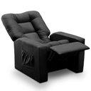 Ver imagem 4 de Poltrona Do Papai Reclinável Irlanda Corino Preto Madelina Decor