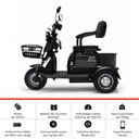 Ver imagem 5 de Triciclo Elétrico - New Smart Pam 1000w - Preto - Plug And Move