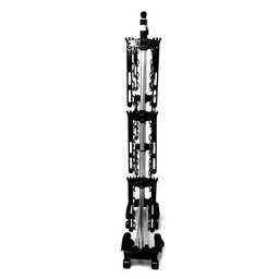 Varal de Chão Vertical 131x67 em Alumínio Retrátil 3 Andares - 2