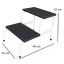 Ver imagem 2 de Escada Prática 2 Degraus para Facilitar Seu Dia a Dia Medcombo Escada 2 Degraus Branca