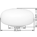 Ver imagem 2 de Vidro Tipo Drops Boca 10 Liso Leitoso para Plafon