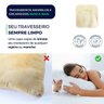 2 Capas de Travesseiro Impermeável Antialérgica 70x50 Fronha Antiácaro Macia e Silenciosa - 3