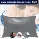 Ver imagem 2 de 2 Capas de Travesseiro Impermeável Antialérgica 70x50 Fronha Antiácaro Macia e Silenciosa