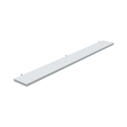1 Prateleira Branca 90X10 Com Suporte Flutuante Mdf  Organizadora Decoração Cozinha Quarto Banheiro - 1