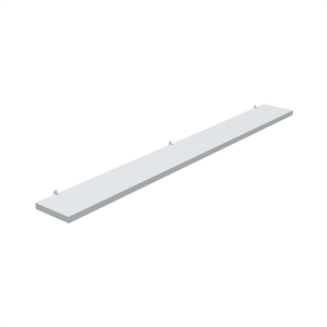 1 Prateleira Branca 90X10 Com Suporte Flutuante Mdf  Organizadora Decoração Cozinha Quarto Banheiro