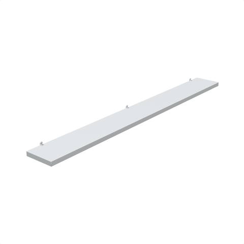 1 Prateleira Branca 90X10 Com Suporte Flutuante Mdf  Organizadora Decoração Cozinha Quarto Banheiro