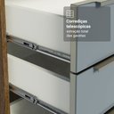 Ver imagem 7 de Armário de Cozinha Compacta 120 x 60 cm Rustic/Cinza Lux Madesa 02