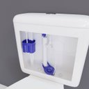 Ver imagem 6 de Reparo Obturador Universal com Regulagem Saída D'água para Caixa Acoplada Descarga | Astra