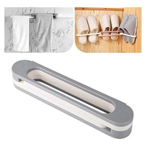 Kit Sapateira de Parede 3 Pares Organizador de 6 Chinelos Pantufa Suporte Multiuso Guarda Roupa