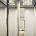 Ver imagem 2 de Lustre para Sala de Cristal Legítimo K9 Base Inox 90x30 Cm