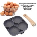 Ver imagem 6 de Frigideira Antiaderente 4 Em 1 Panela 4 Ovos Hamburguer Carne Bacon Cozinha Bar Restaurante Multifun