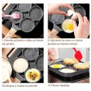 Ver imagem 3 de Frigideira Antiaderente 4 Em 1 Panela 4 Ovos Hamburguer Carne Bacon Cozinha Bar Restaurante Multifun