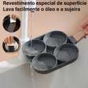 Ver imagem 5 de Frigideira Antiaderente 4 Em 1 Panela 4 Ovos Hamburguer Carne Bacon Cozinha Bar Restaurante Multifun