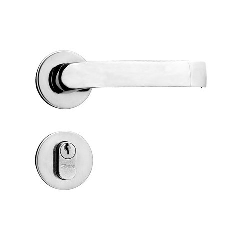 Fechadura Linha 1400 - Externa - Ravena - Roseta Cromada