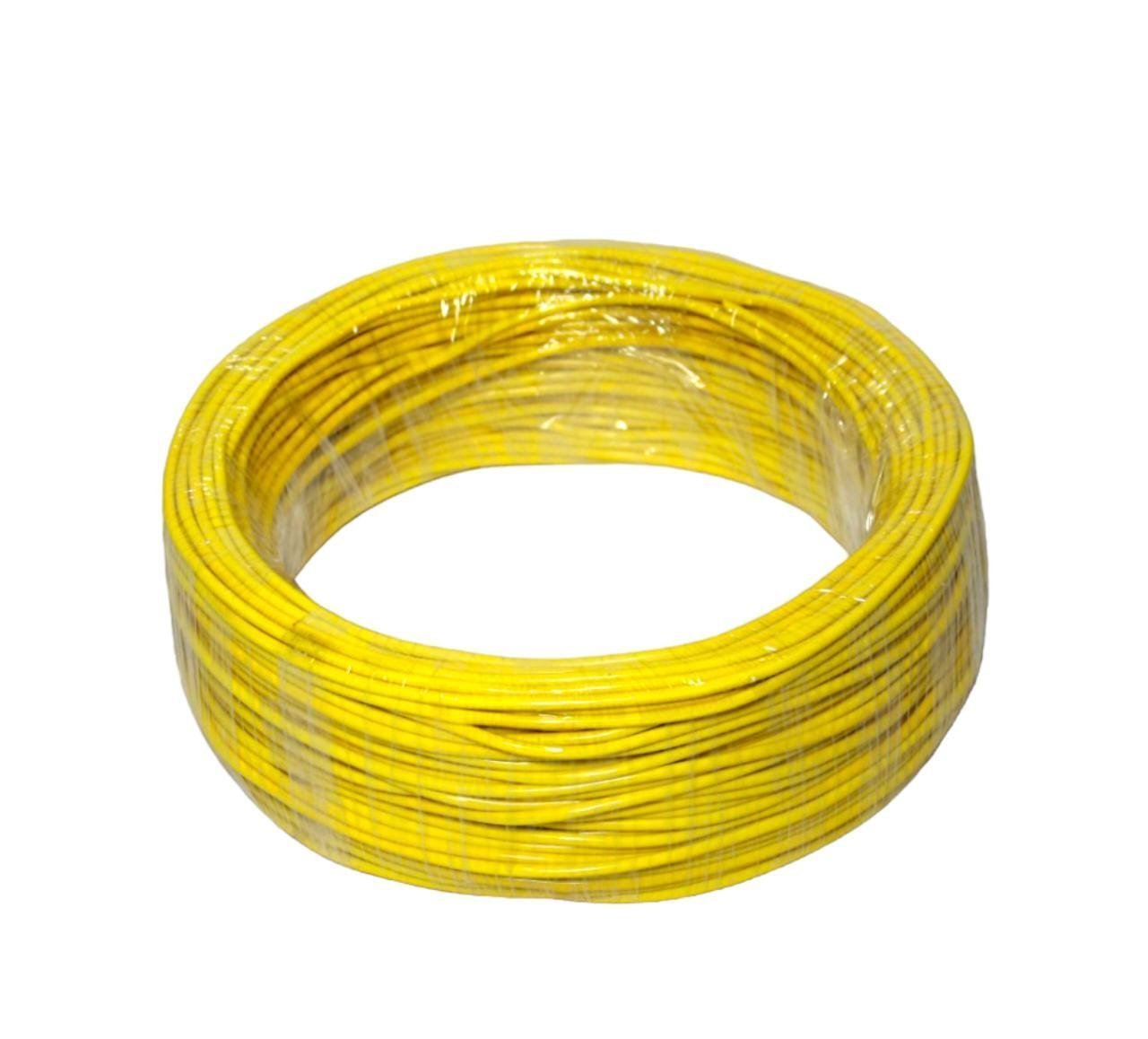 Eletricos fios e cabos 1,5mm - Amarelo - 100 metros