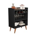 Ver imagem 2 de Aparador Buffet Bar Intense com Adegas e Uma Prateleira - Beauty Móveis:preto