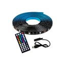 Ver imagem 3 de Fita LED RGB TV 3 Metros Sensor de Som Rítmica Controle USB