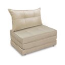 Ver imagem 2 de Pufe Cama Dobrável 90cm Solteiro com Almofada