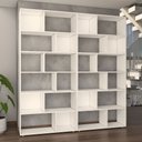 Ver imagem 4 de Estante para Livros Podcast 10 Prateleiras Branco - Panorama Móveis