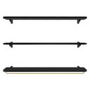 Ver imagem 1 de Prateleira Expositor de Troféus com Suporte para Medalhas Ápice - Dourado/preto