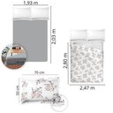 Ver imagem 4 de Jogo de Cama King Size 200 Fios Nova América - Jade (7580)