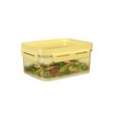 Ver imagem 2 de Pote Hermético Flap 1 litro Coza 18,5 x 14,5 x 8,5 cm - Amarelo