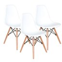 Ver imagem 1 de Kit 3 Cadeiras Eiffel Branco