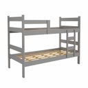 Ver imagem 2 de Beliche Solteiro com Escada e Proteção Antiquedas 100% MDF Prisma Plus Yescasa Cinza