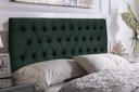 Ver imagem 2 de Cabeceira Painel Imperatriz 193 cm com Capitonê Suede Verde