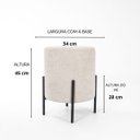 Ver imagem 3 de Kit 02 Puff Siena Decorativo Redondo Puffe Sala Quarto