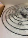 Ver imagem 5 de Lustre 5 Aneis 120cm Pendente Moderno Arcos para Pé Direito Duplo Linha Premium