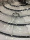 Ver mais imagens de Lustre 5 Aneis 120cm Pendente Moderno Arcos para Pé Direito Duplo Linha Premium